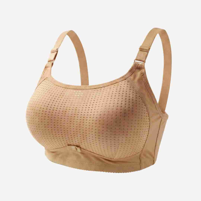 Breathable Full Coverage Sports Bra – Wireless Comfort & Support