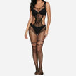 Heart Pattern Body Stocking – Romantic Style