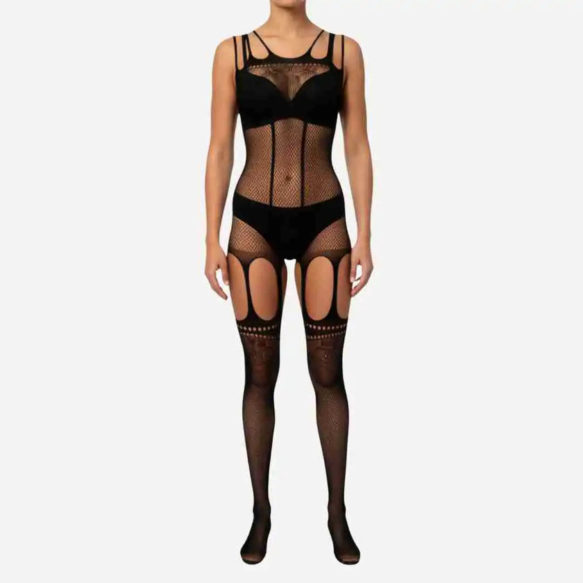 Fishnet Cutout Body Stocking – Hot Night Outfit