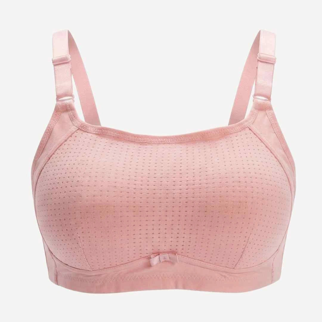 Breathable Full Coverage Sports Bra – Wireless Comfort & Support