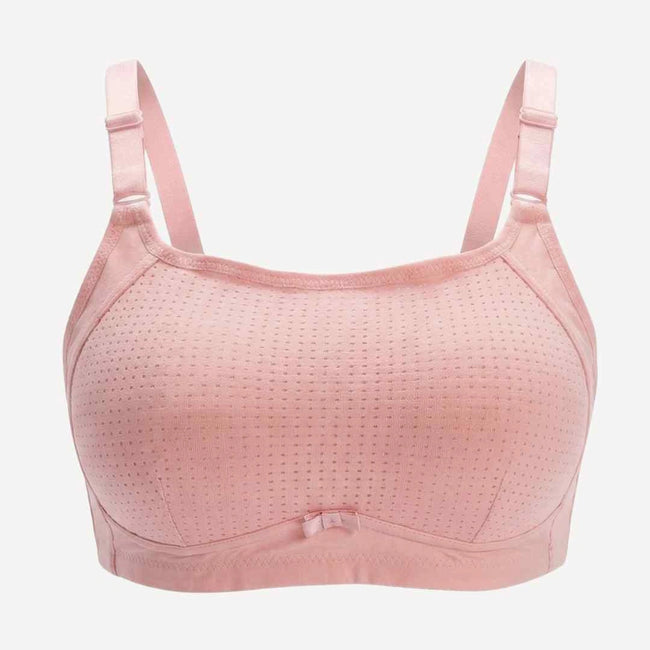 Breathable Full Coverage Sports Bra – Wireless Comfort & Support