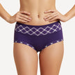 Bold Print Cotton Hipster Panties - Mid-Rise Patterned Underwear Collection
