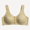 Front Open Cotton/Nursing Bra – Non-Padded, Wireless Comfort (Beige & Brown)