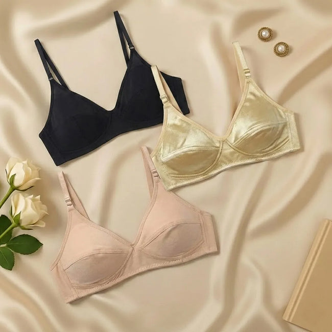 Non-Padded Cotton Bra