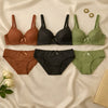 Premium Lace Padded Bra & Panty Set - 2 Piece Set