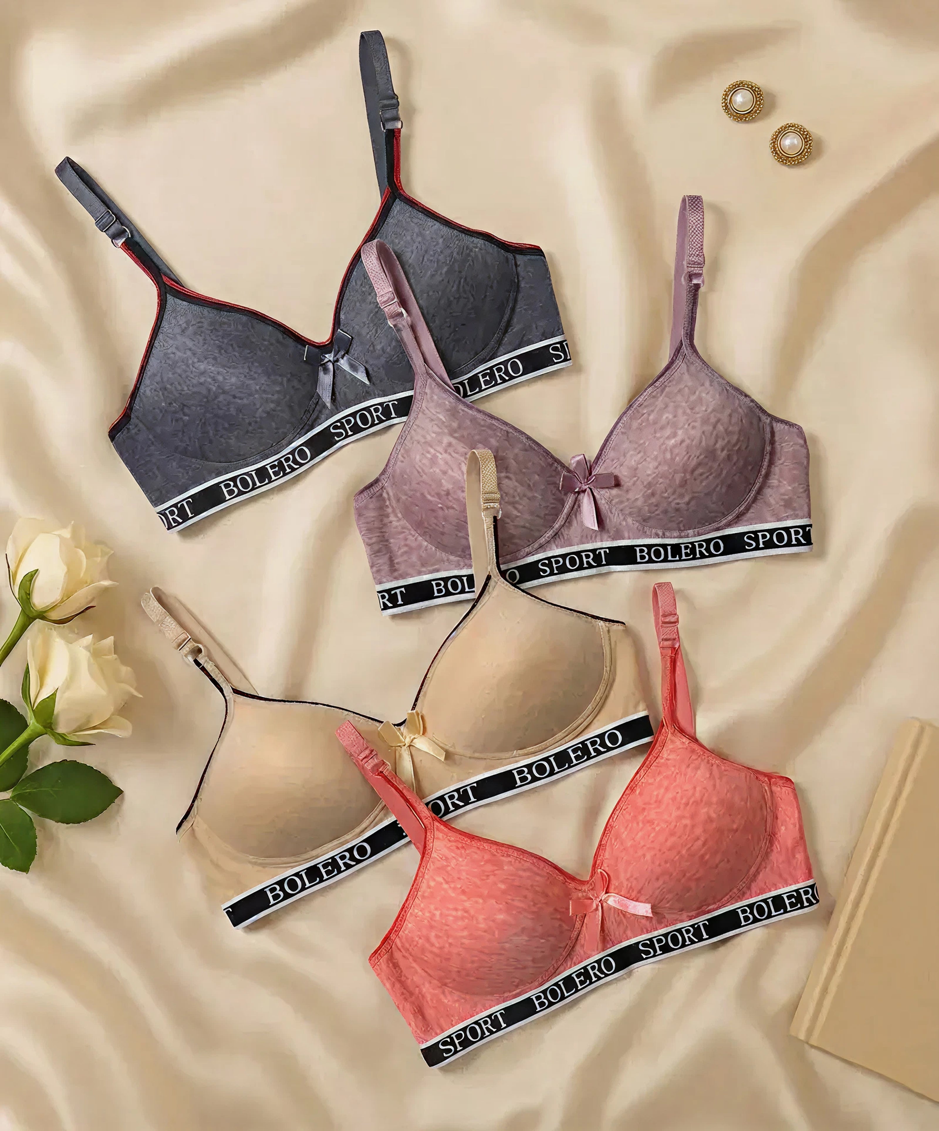 Premium Sports Bra – Seamless Cotton Comfort