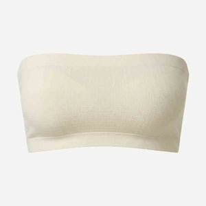 Seamless Strapless Bra – Free Size (White, Skin, Black)