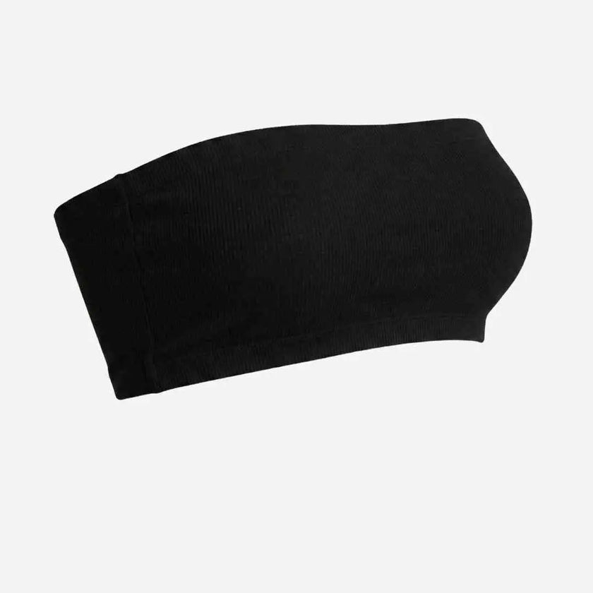 Seamless Strapless Bra – Free Size (White, Skin, Black)