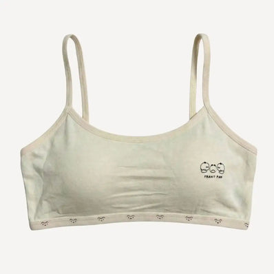 Teenage Cotton Strap Bidi Bra – Soft, Wireless Comfort (Yellow, Pink, Green, White)