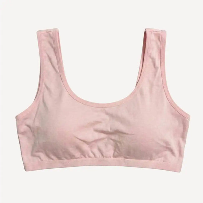 Teenage Cotton Bidi Bra – Padded, Wireless Comfort (White, Beige, Black, Yellow, Pink)