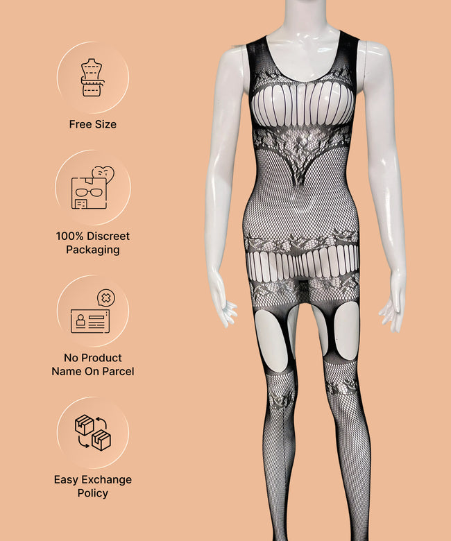 Dark Romance Lace Bodystocking