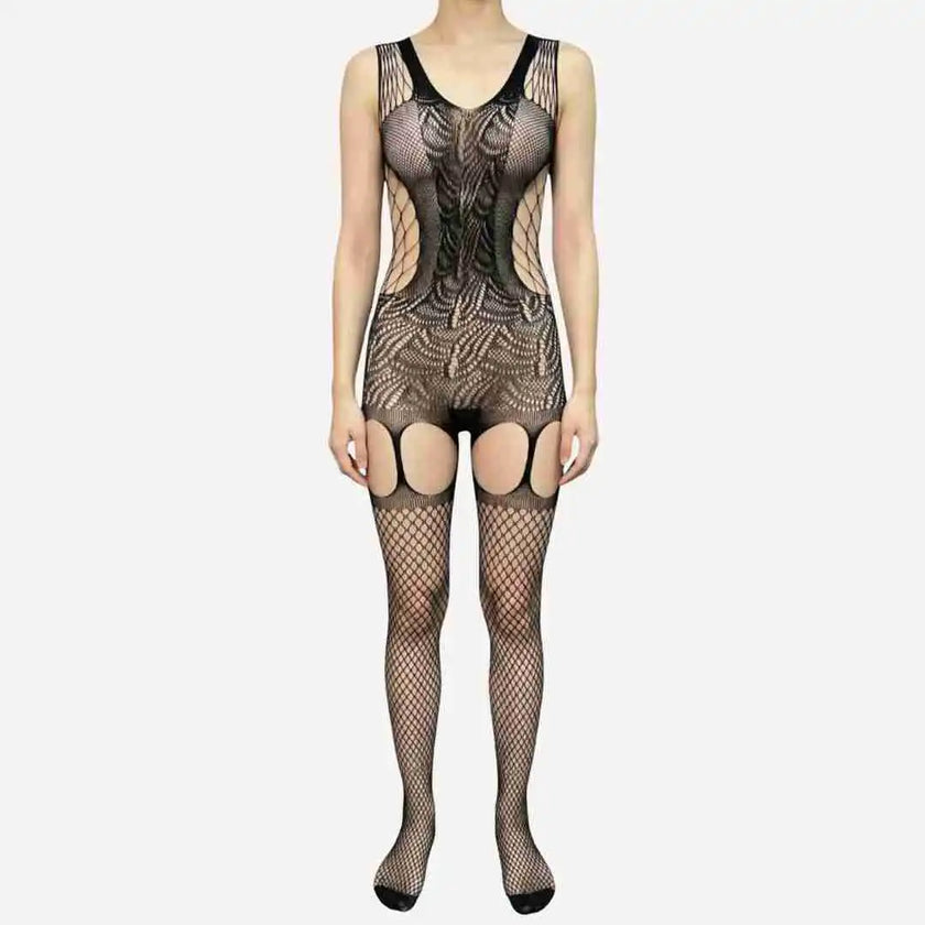 Open Back Body Stocking – Sexy Nightwear