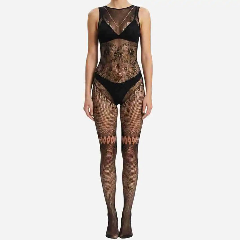 Halter Neck Body Stocking – Figure Enhancing Fit