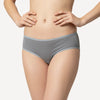 Women's Soft Cotton Mid-Rise Hipster Panties - Breathable Everyday Underwear