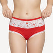 Women’s Cotton Panty – Soft & Breathable Underwear in Multiple Colors-red