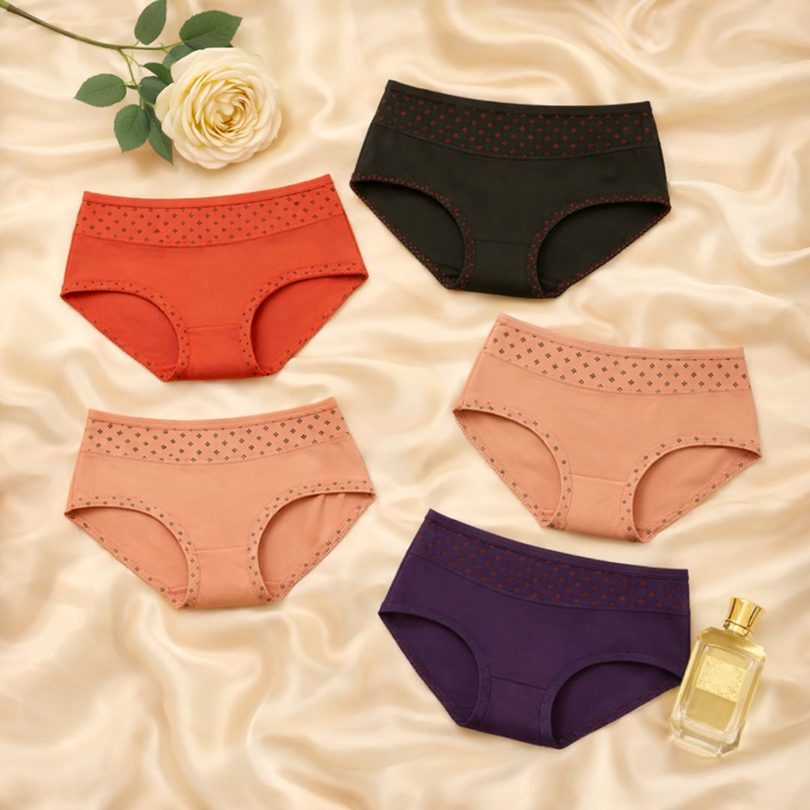 Women’s Cotton Panty – Soft & Breathable Underwear in Multiple Colors
